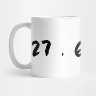 Birthday date Mug